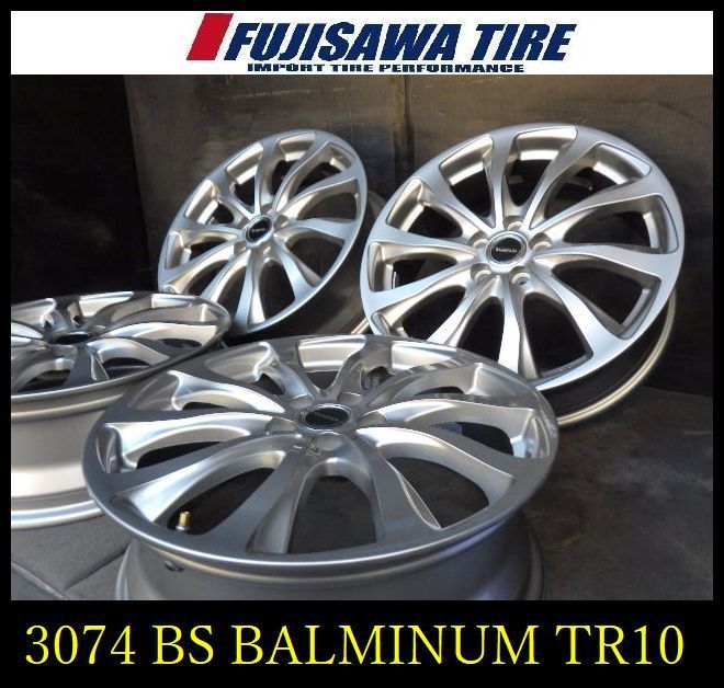 【3074】B 送料無料 BS BALMINUM TR1017x6.0J 5H 100 +404本 25135542 