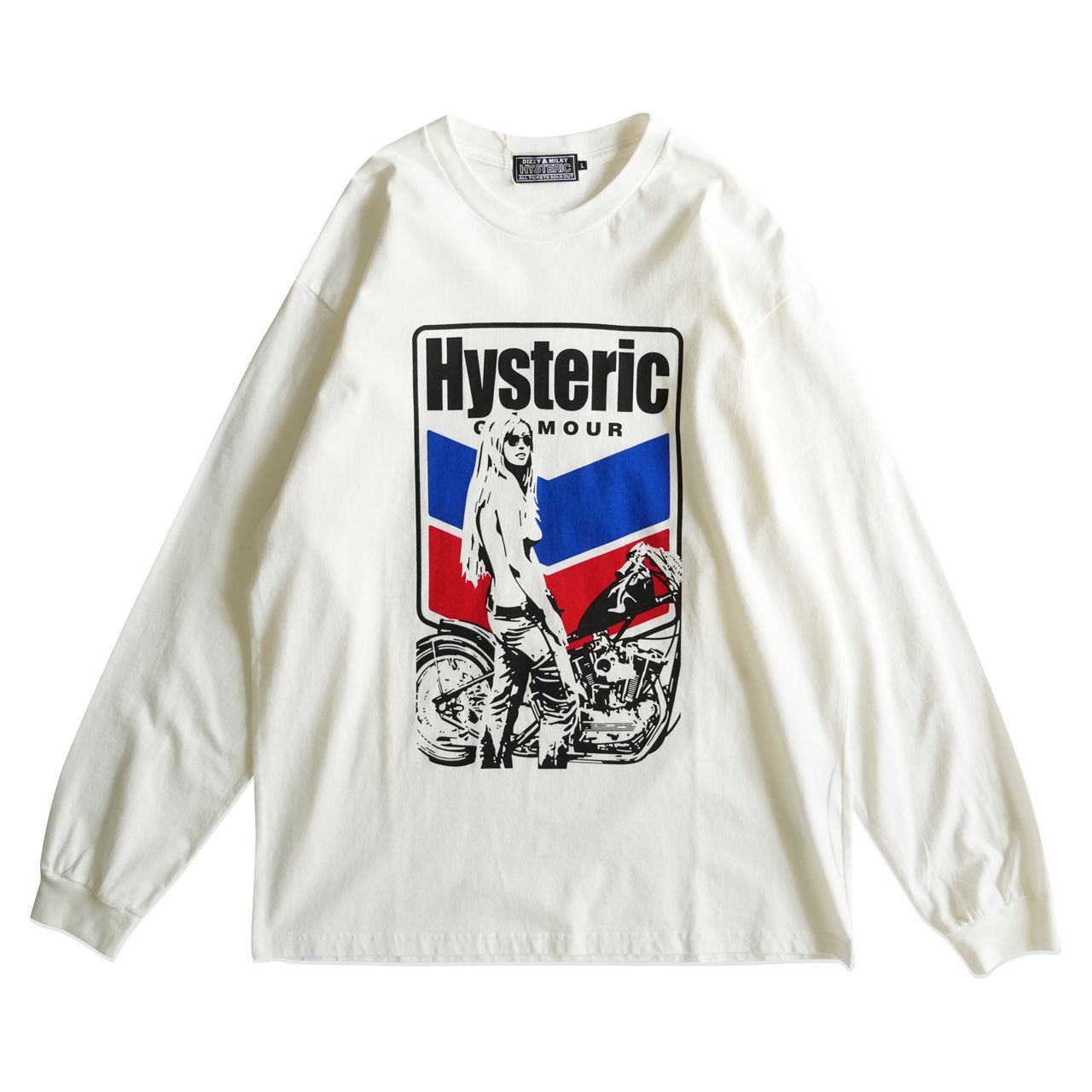 HYSTERIC GLAMOUR ヒステリックグラマー MOTORCYCLE GIRL Tシャツ 