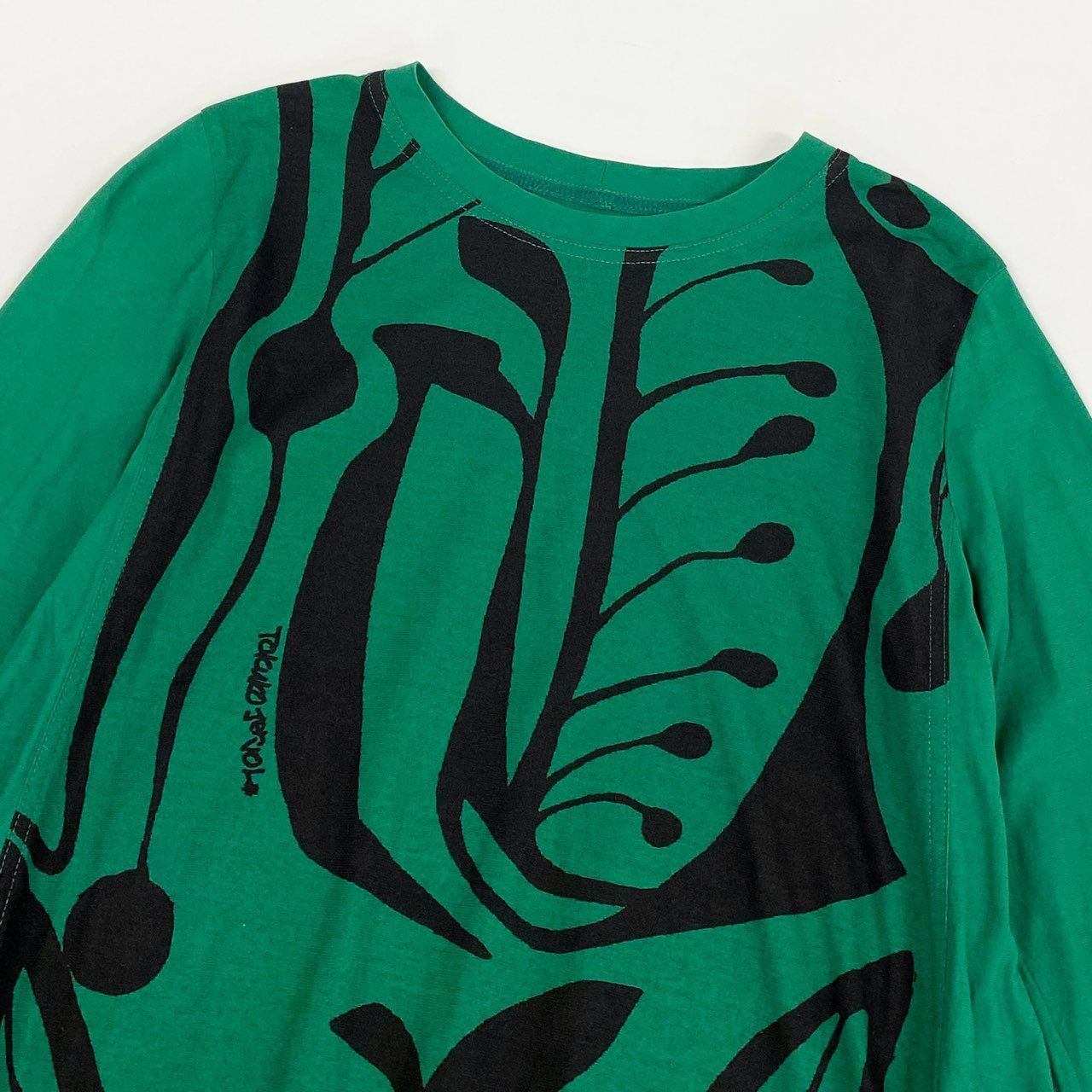 64k19 TOKUKO 1er VOL トクコプルミエヴォル 7分袖ワンピース コットン