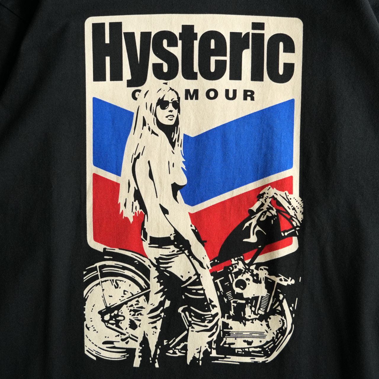 HYSTERIC GLAMOUR ヒステリックグラマー MOTORCYCLE GIRL Tシャツ