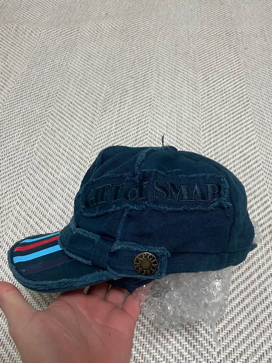 ヴィンテージ y2k ボンダイ ボーン デニム ニュースボーイ キャップ