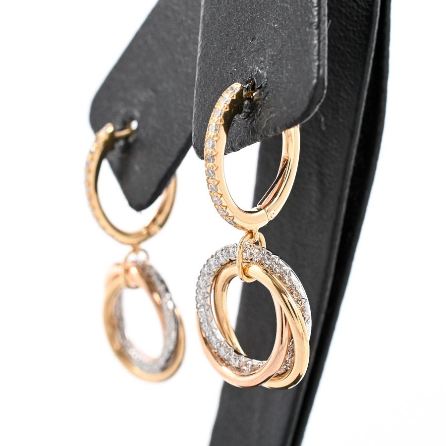 CARTIER カルティエ ピアス トリニティ B8301465 - メルカリ