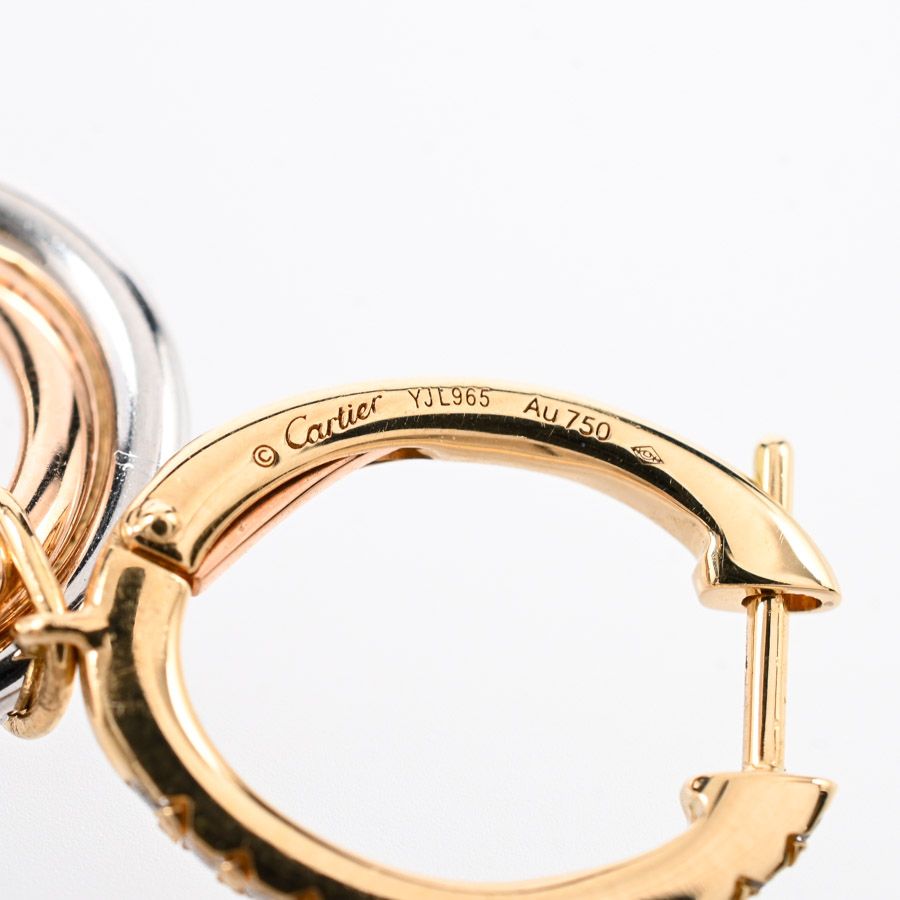 CARTIER カルティエ ピアス トリニティ B8301465 - メルカリ