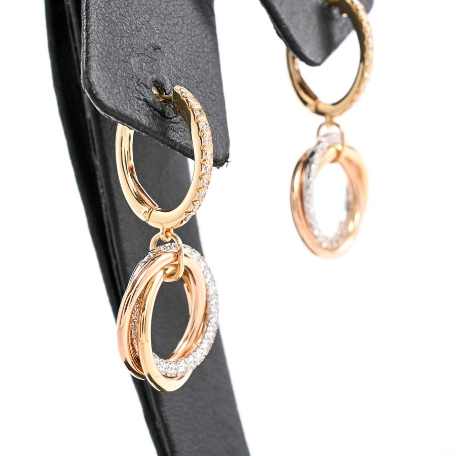 CARTIER カルティエ ピアス トリニティ B8301465 - メルカリ