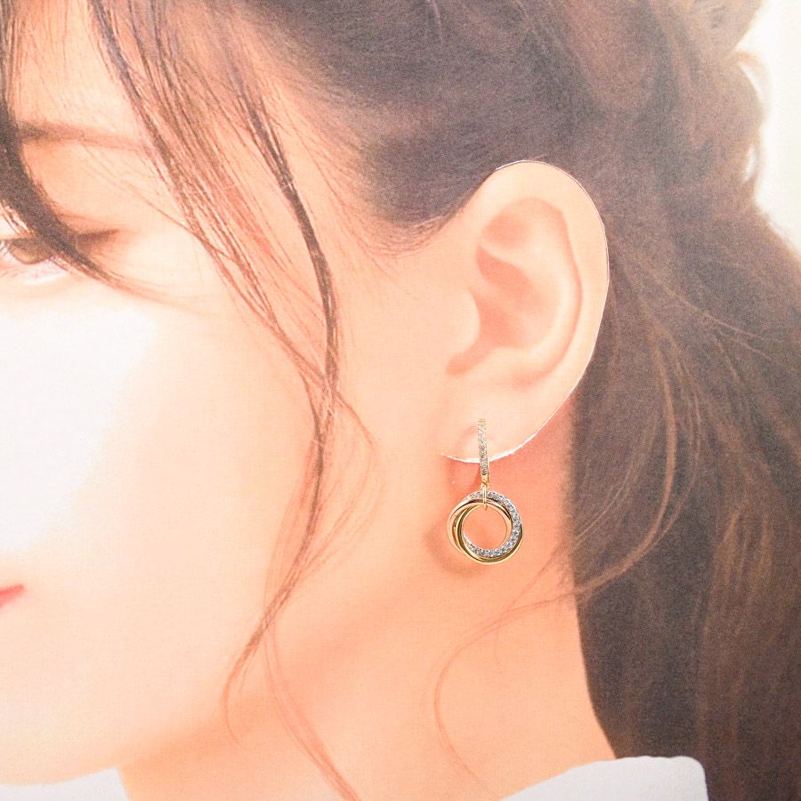 CARTIER カルティエ ピアス トリニティ B8301465 - メルカリ