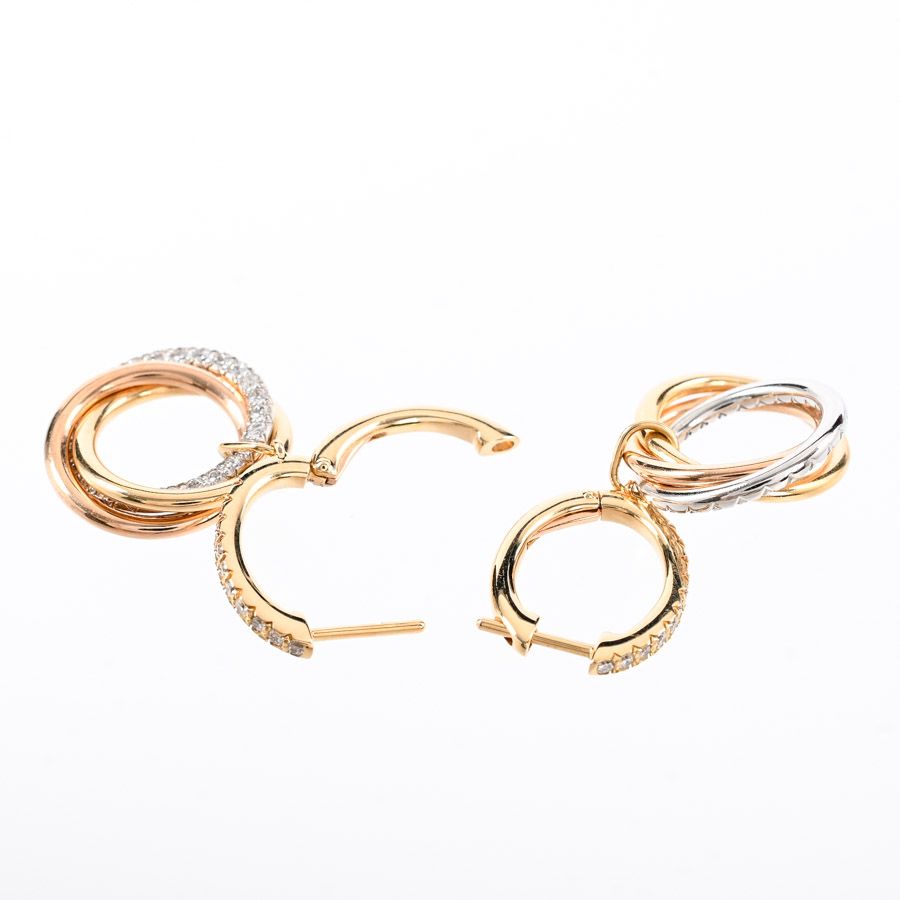 CARTIER カルティエ ピアス トリニティ B8301465 - メルカリ