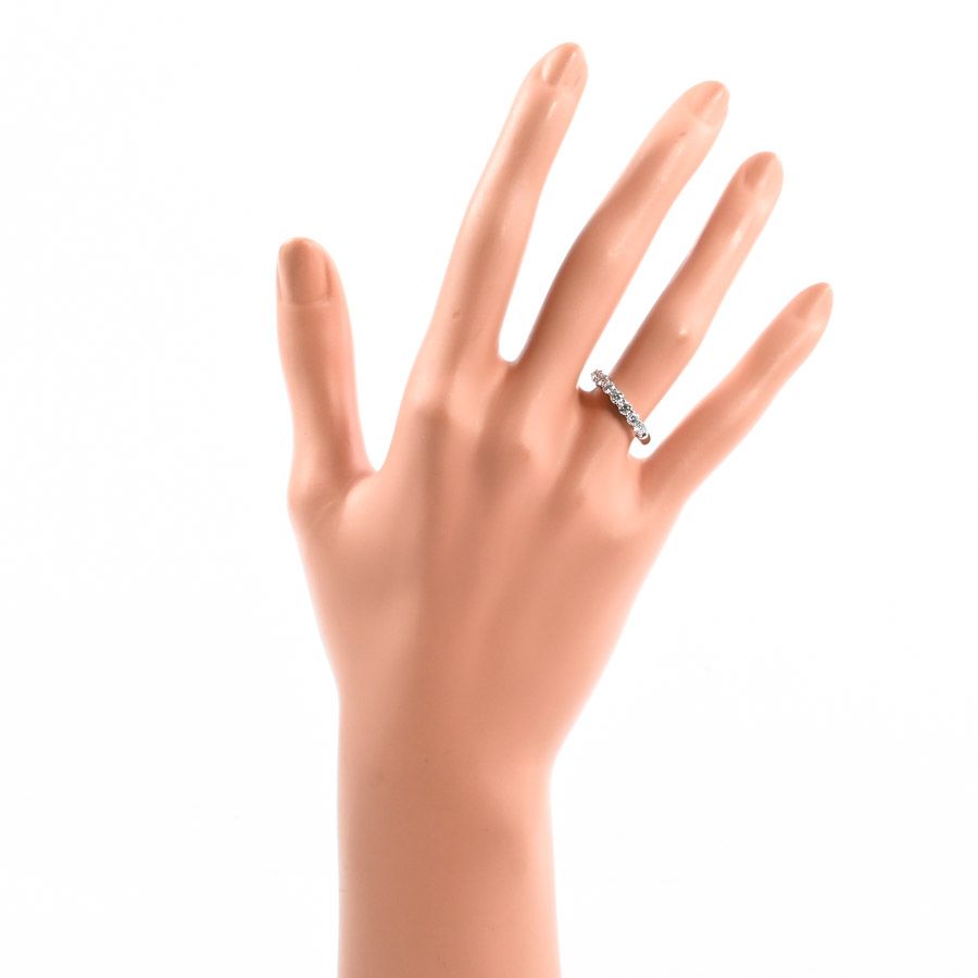 ティファニー フォーエバーバンドリング 9号 ダイヤモンド K18