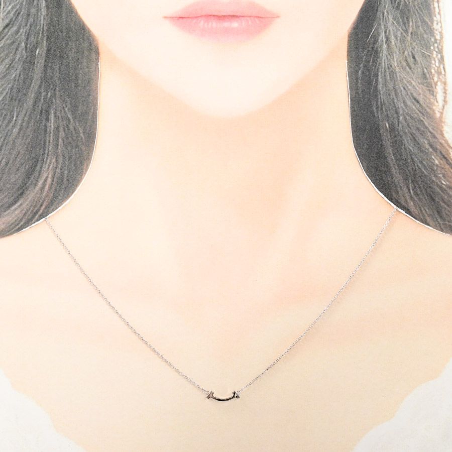 TIFFANY&Co. ティファニー ネックレス Tスマイルペンダント ミニ