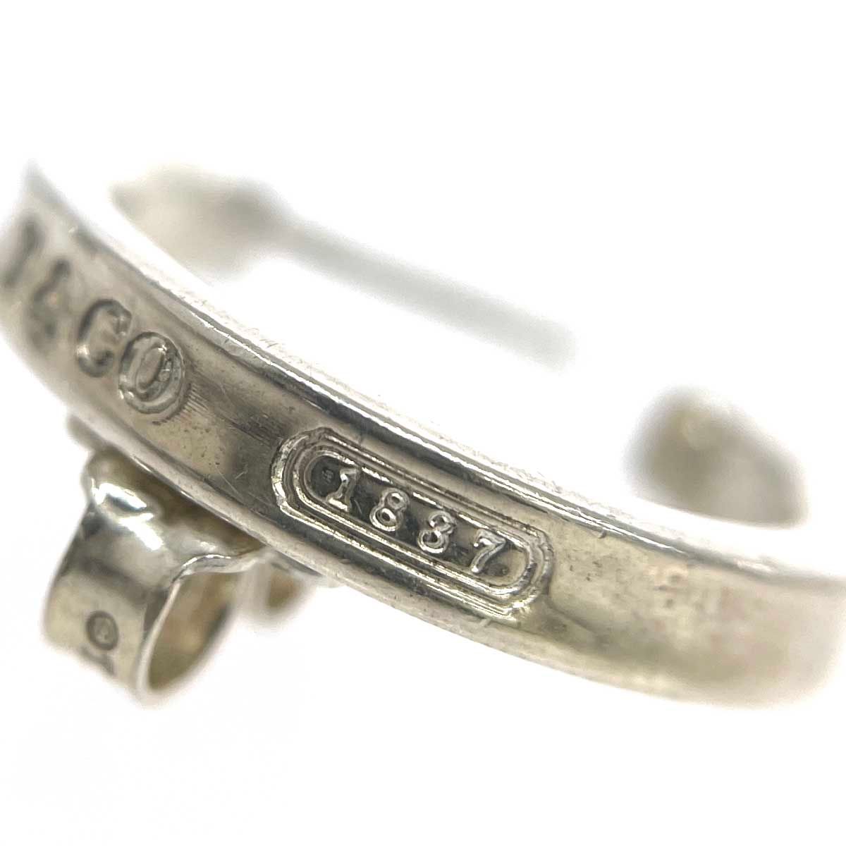 TIFFANY&Co. ティファニー ナローフープピアス 片耳 シルバーカラー