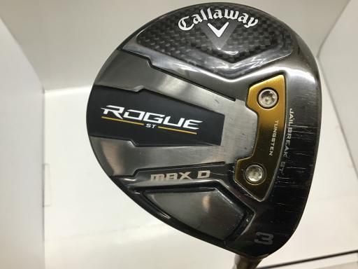 【】 キャロウェイ ROGUE ST MAX D 3W フェアウェイウッド FW VENTUS 5 for CW(ROGUE ST FW) (フレックスS) メンズ 男性用 右利き 右用 Dランク ゴルフクラブ