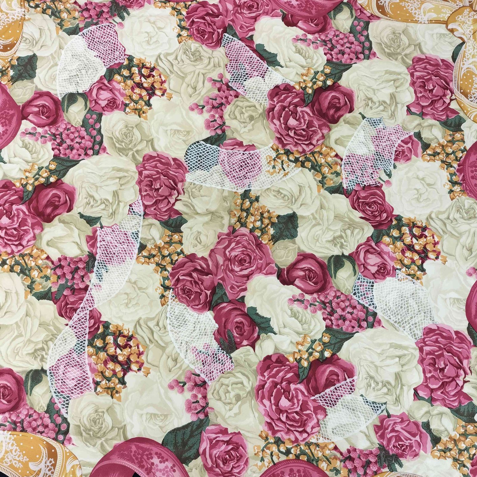 Christian Dior フラワープリント スカーフ クリスチャンディオール Christian Dior フラワープリントシルク