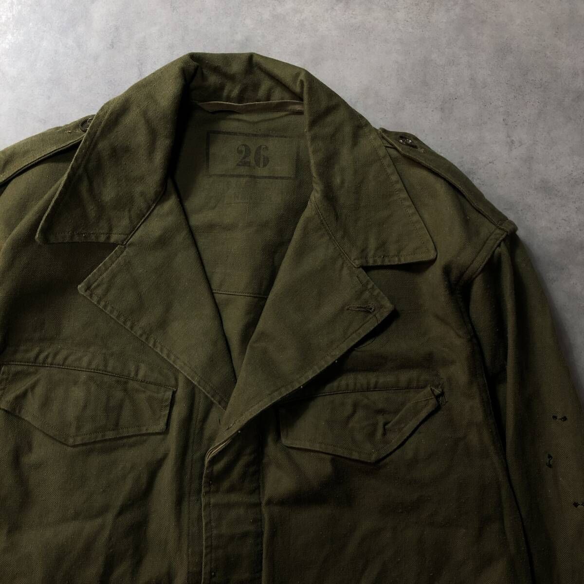 GQ4148◇フランス軍 : 50's-60's ヴィンテージ M47 ミリタリー