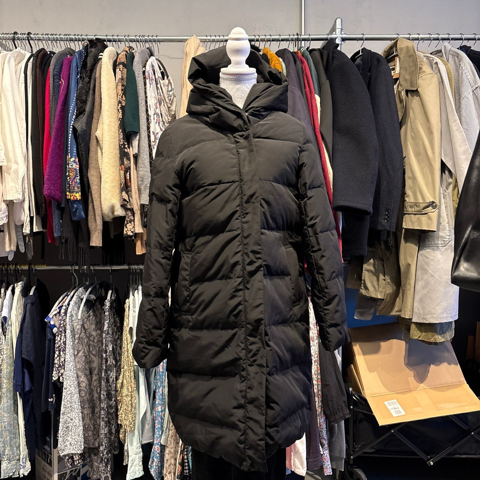 ROSE BUD ローズバッド ダウン ジャケット ロング 黒 ブラック 