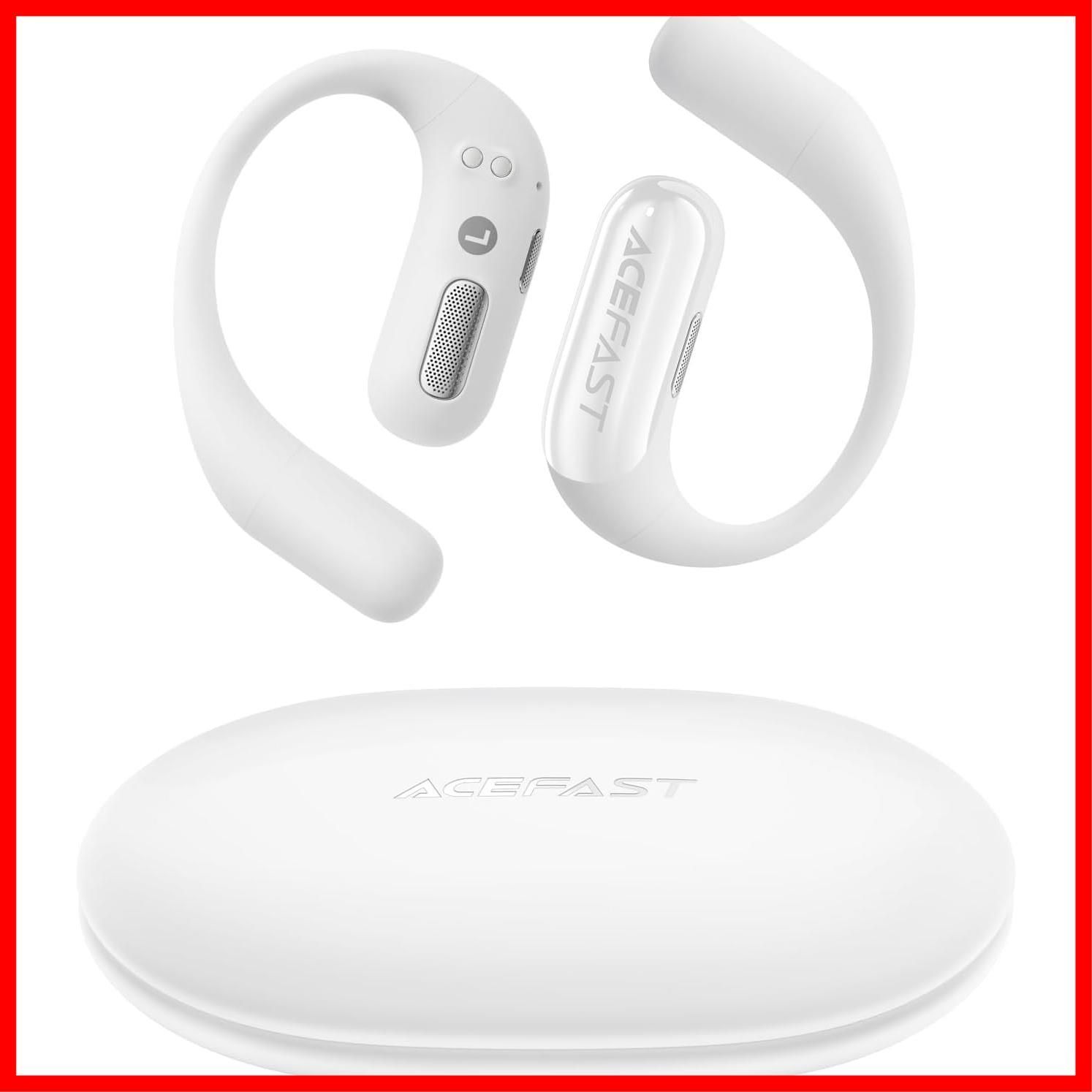 即発送】ホワイト Air ACEFIT 空気伝導 タイプC 完全ワイヤレス
