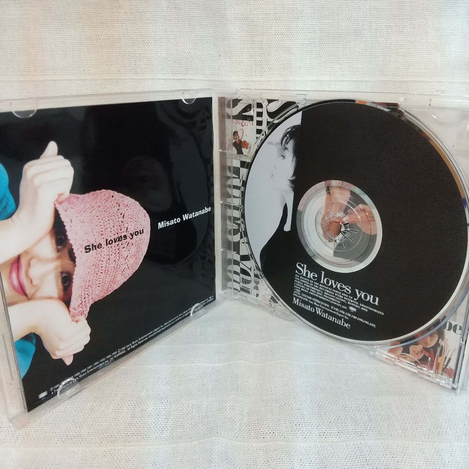 35-01898 She loves you 渡辺美里 レンタル落ち 中古 CD アルバム