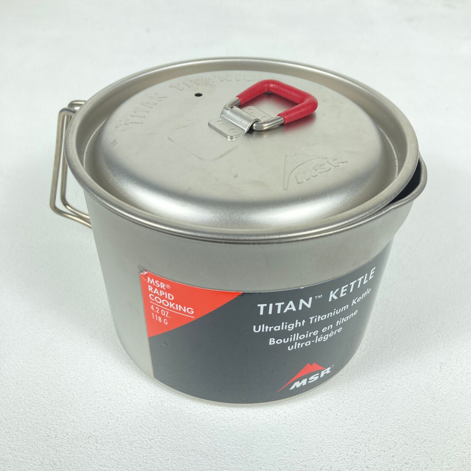 MSRエムエスアール チタンケトル0.85L【中古品】 MSR チタンケトル 