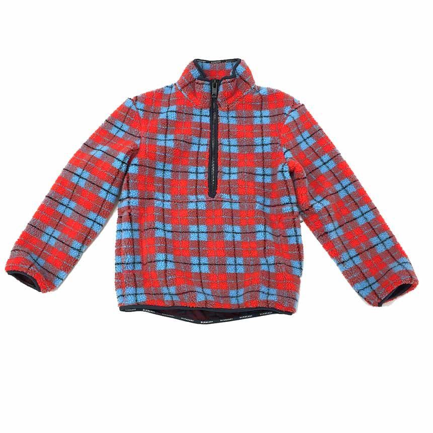 BURBERRY CHILDREN バーバリーチルドレン チェック ボア プルオーバー