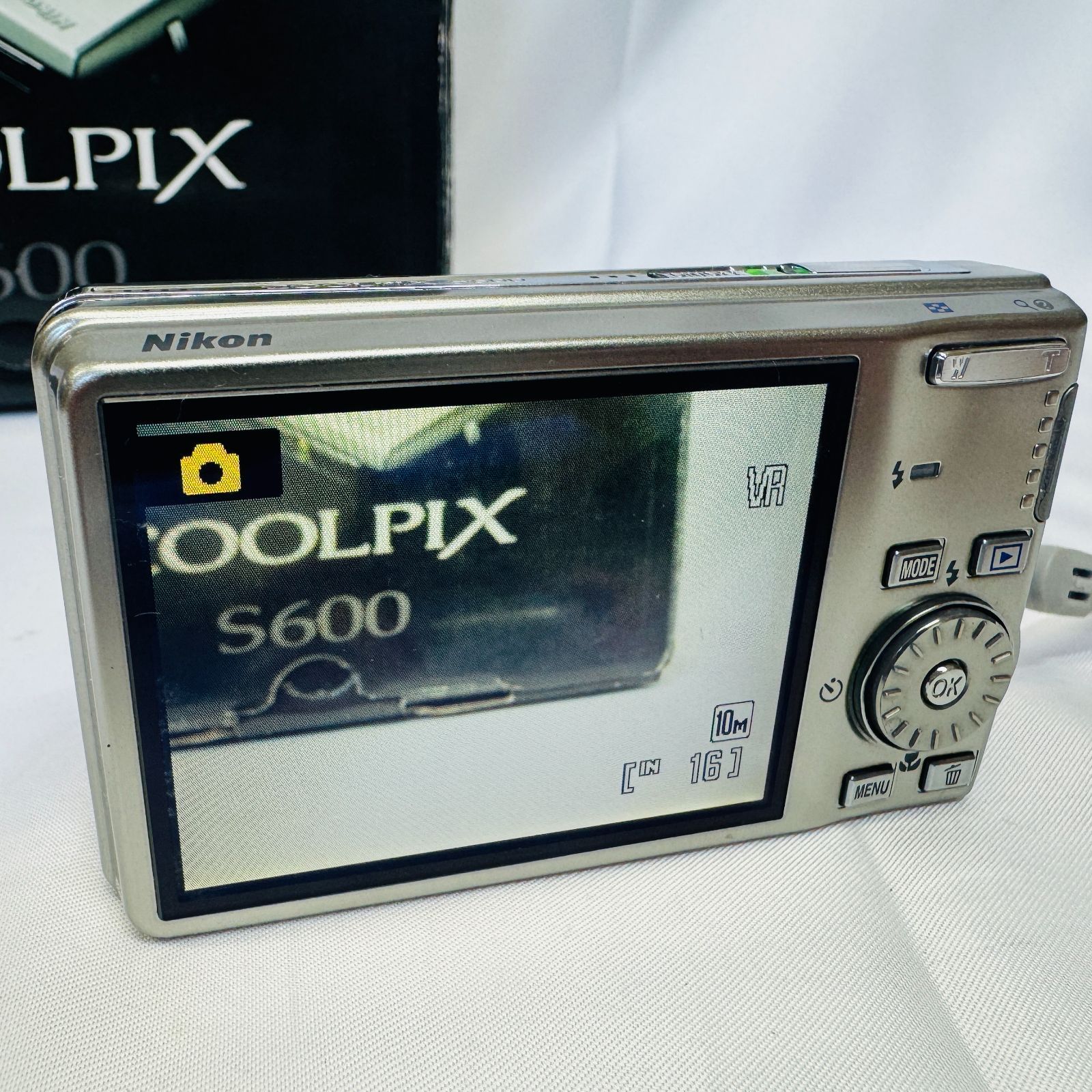 Nikon COOLPIX S600 ニコン コンパクトデジタルカメラ 箱付 S【稼働品】Nikon ニコン COOLPIX S600 コンパクトデジタルカメラ