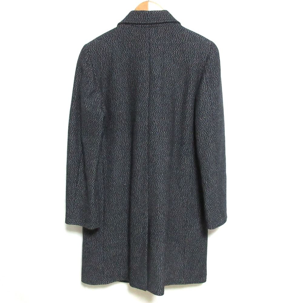 OLD agnes b ツイード チェスターコート 美品 agnes b. アニエスベー ミックスウール シングル チェスター