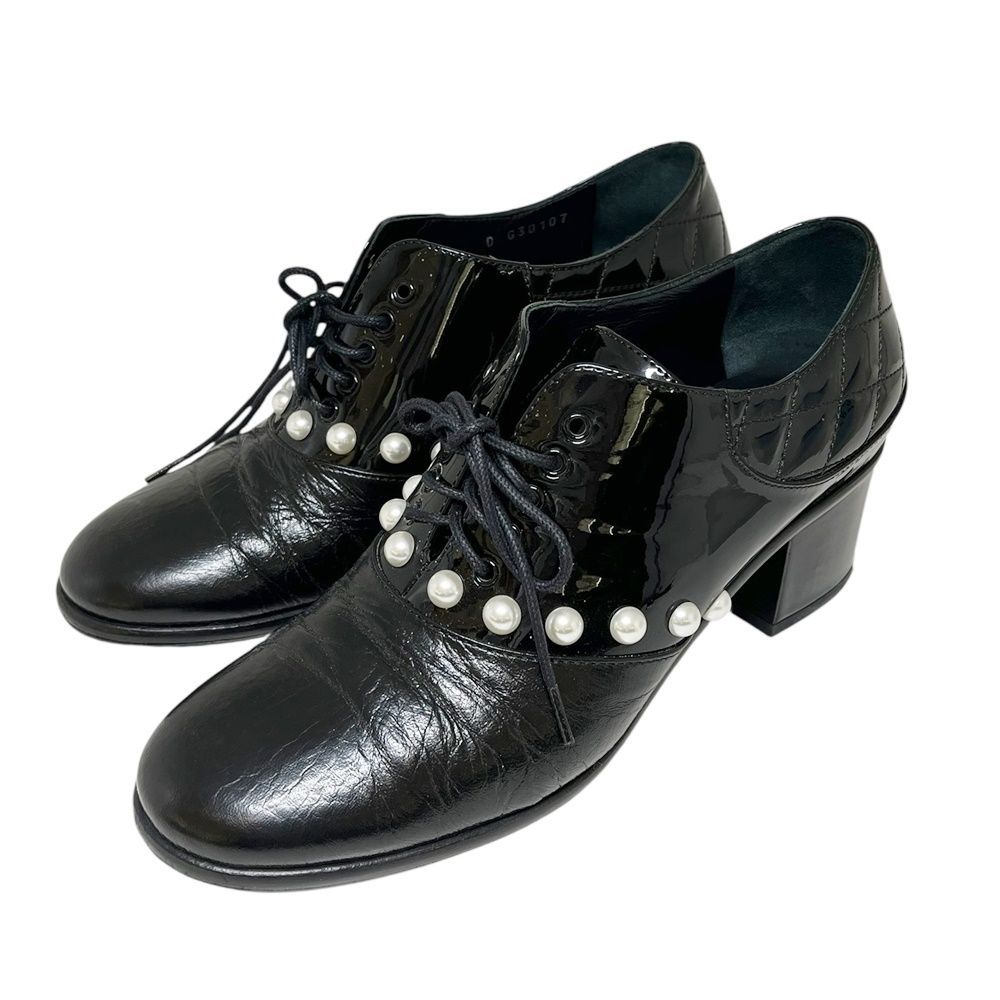 CHANEL シャネル G38273 レースアップシューズ CHANEL シャネル G38273