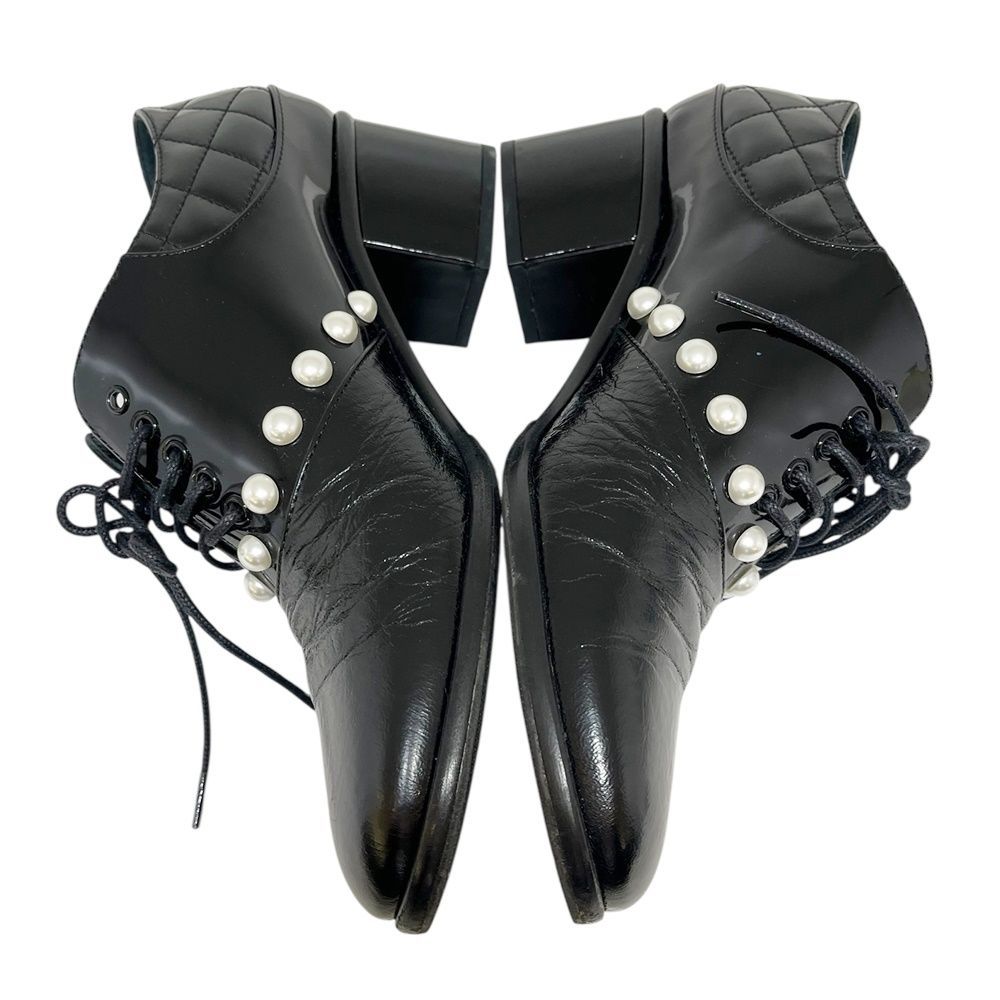 CHANEL【シャネル】レースアップ シューズ - メルカリ