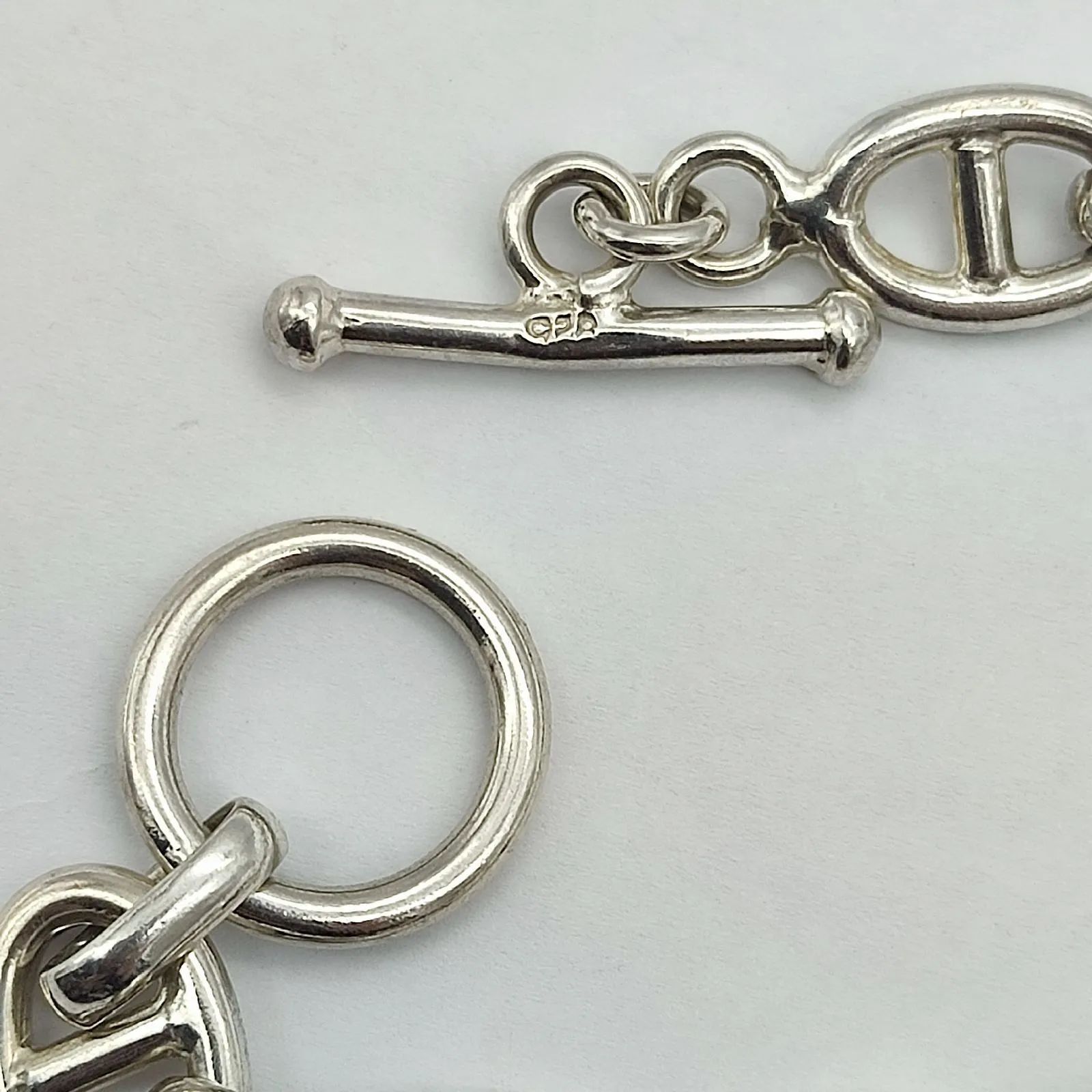 美品】VERSANI ヴェルサーニ アンカーチェーンブレスレット トグル 