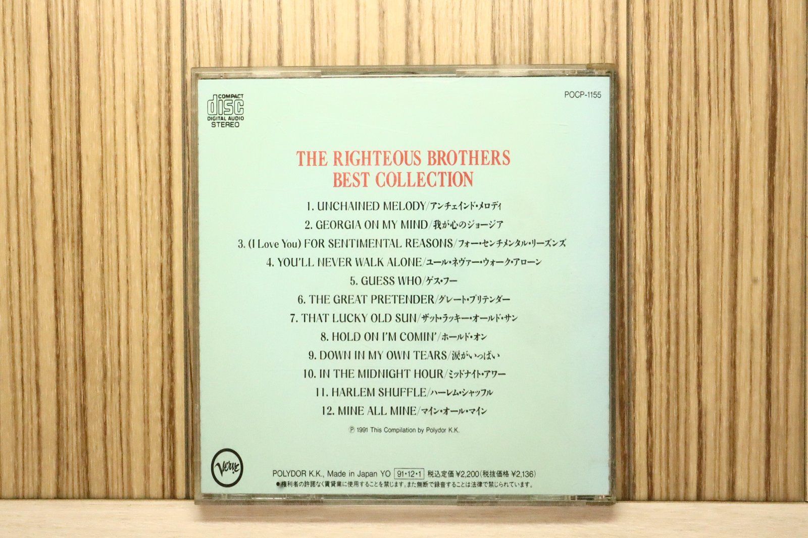 ライチャス・ブラザーズ 国内盤CD☆ライチャス・ブラザーズ/The Righteous Brothers□ アンチェ