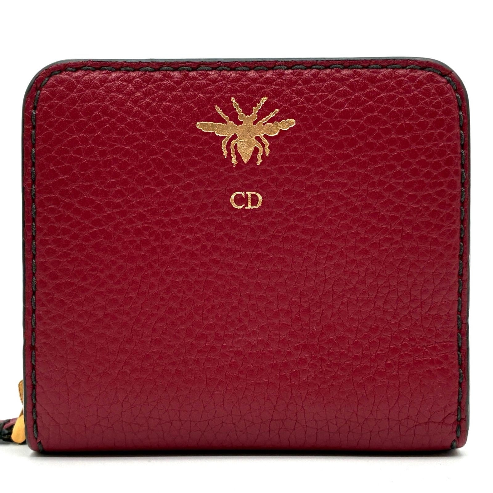 極美品 Christian Dior クリスチャンディオール コンパクトウォレット