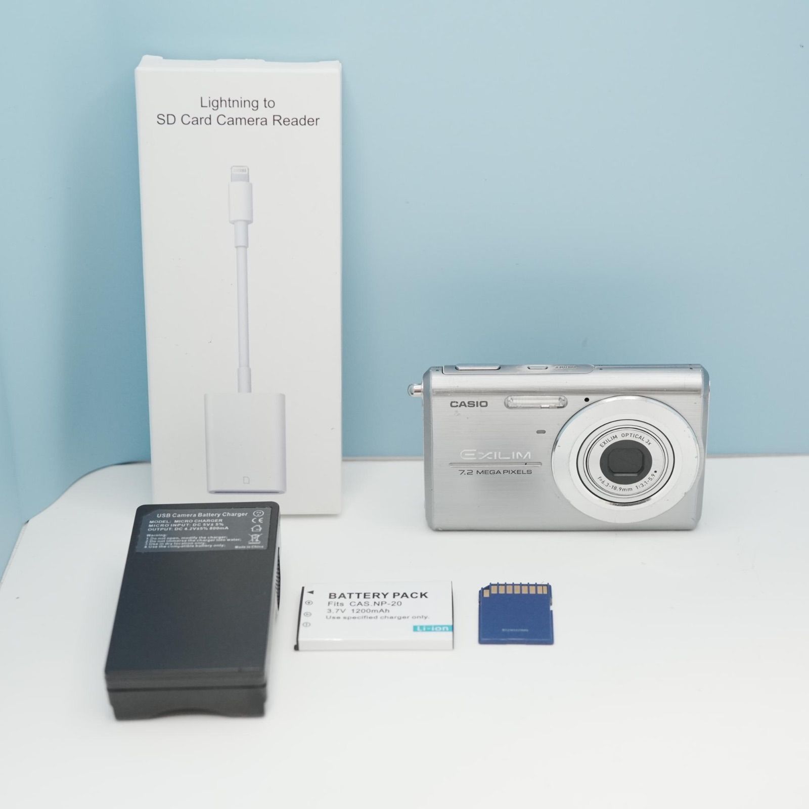 CASIO EXILIM EX-Z75 デジカメ スマホ転送OK フルセット a5325 - メルカリ