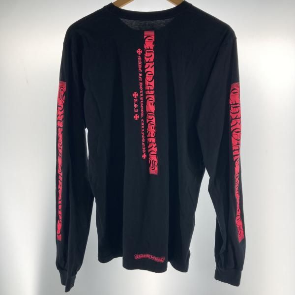 クロムハーツ ネオンピンク ストライプロゴ L/S 長袖Tシャツ M ホワイト クロムハーツ ネオンピンク ストライプロゴ L/S 長袖Tシャツ M