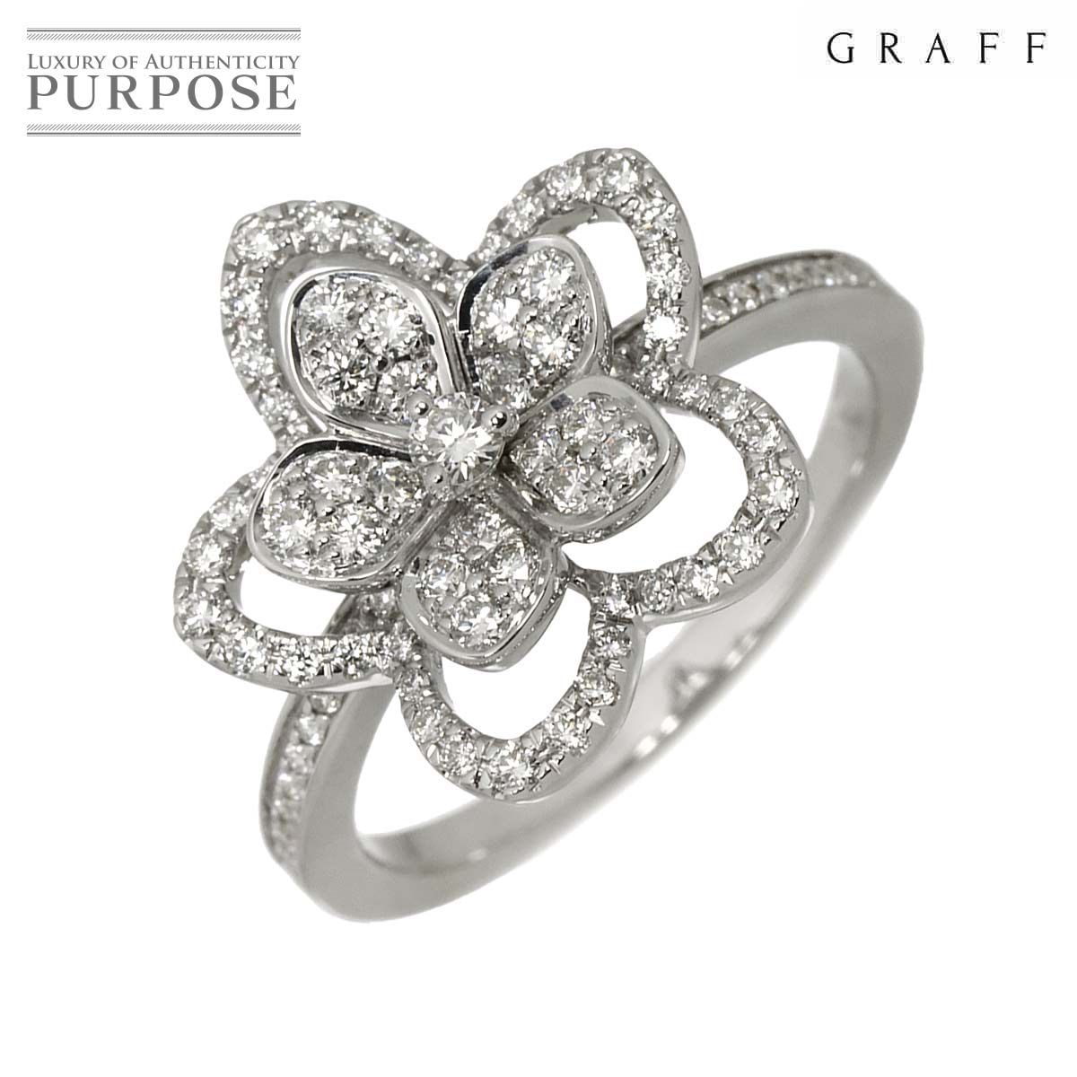 5日間！グラフ シグネチャーダイヤモンド9.5号K18WG750 【証明書付き】 5日間！グラフ シグネチャーダイヤモンド9.5号K18WG750 【証明書付き