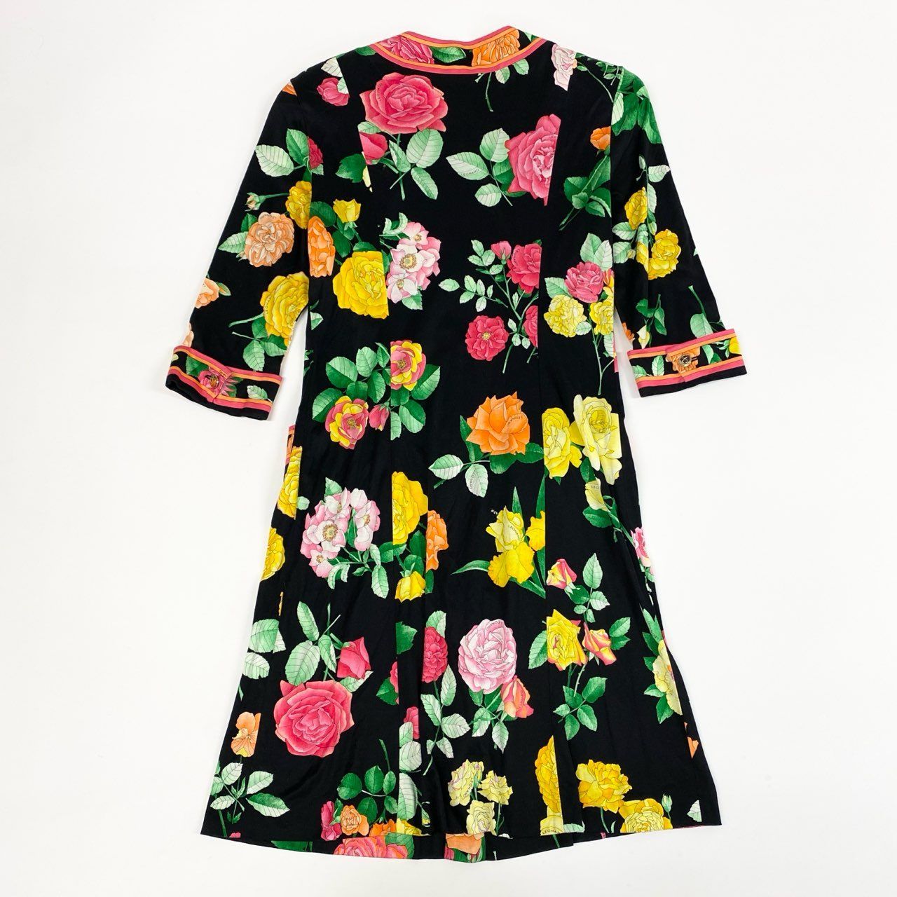 3k19 LEONARD FASHION レオナール ロングシャツワンピース ノーカラー