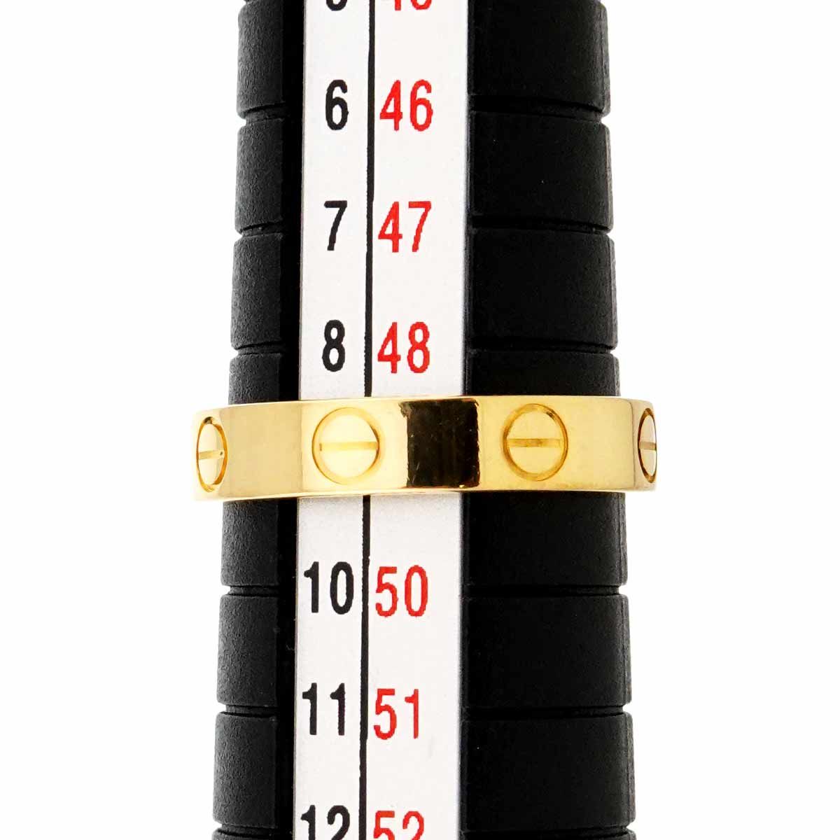 カルティエ Cartier ミニラブ #49 リング K18 YG イエローゴールド 750