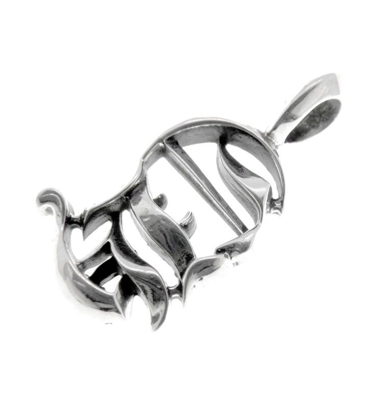 クロムハーツ クロムハーツ パーカー コットン サイズL ブラック ダガージップ 袖