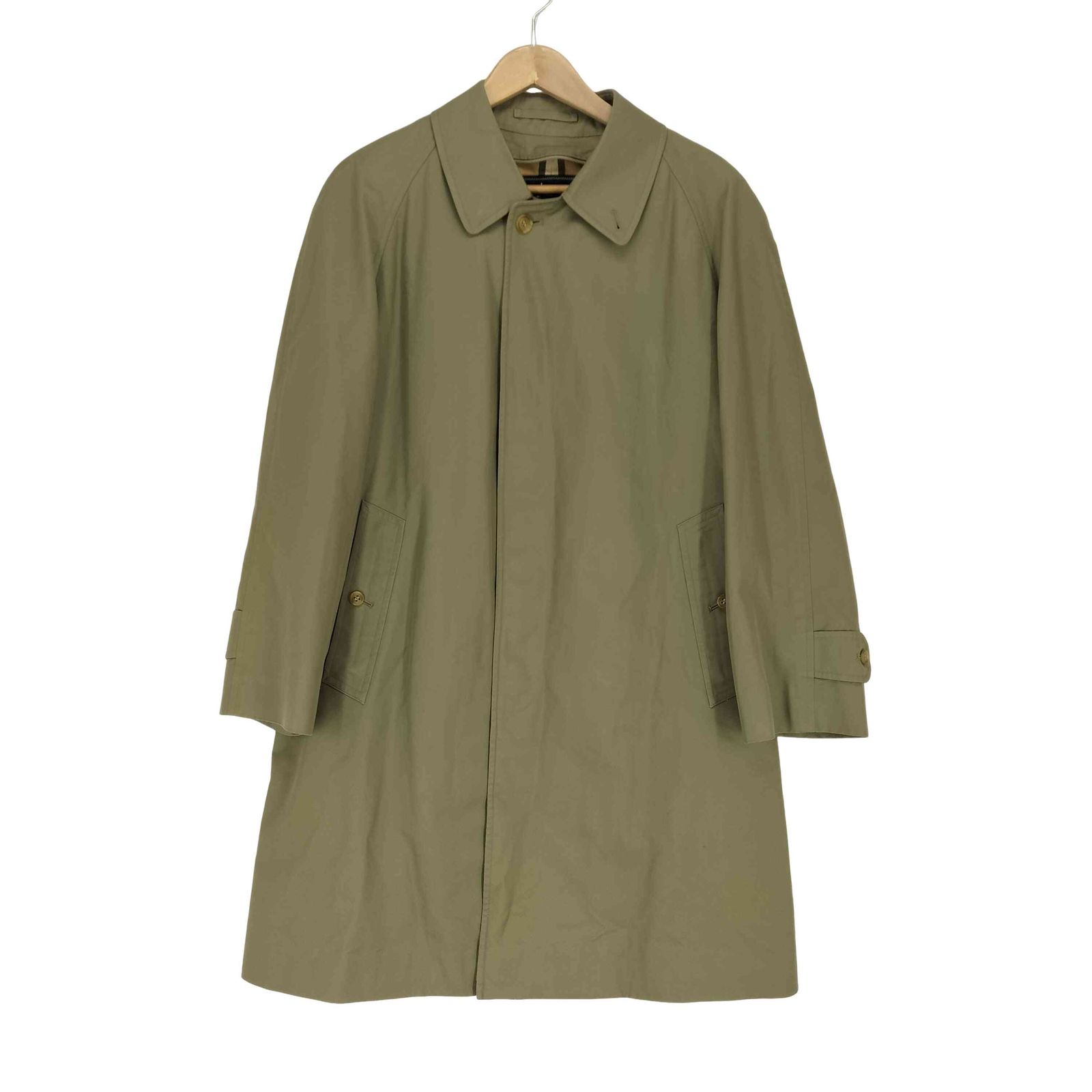 ♡美品♡ Burberrys バーバリー　ステンカラーコート　ノバチェック　比翼 バーバリーズ BURBERRYS 裏地ノバチェック比翼ステンカラーコート