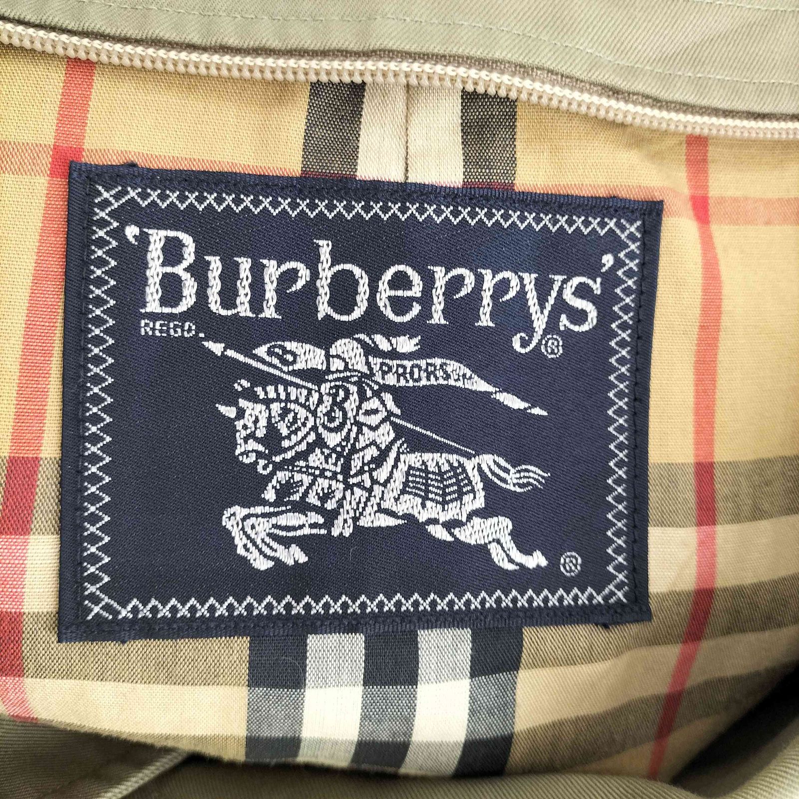 ♡美品♡ Burberrys バーバリー　ステンカラーコート　ノバチェック　比翼 Burberrys(バーバリーズ) 90'sノヴァチェックライナーステンカラー