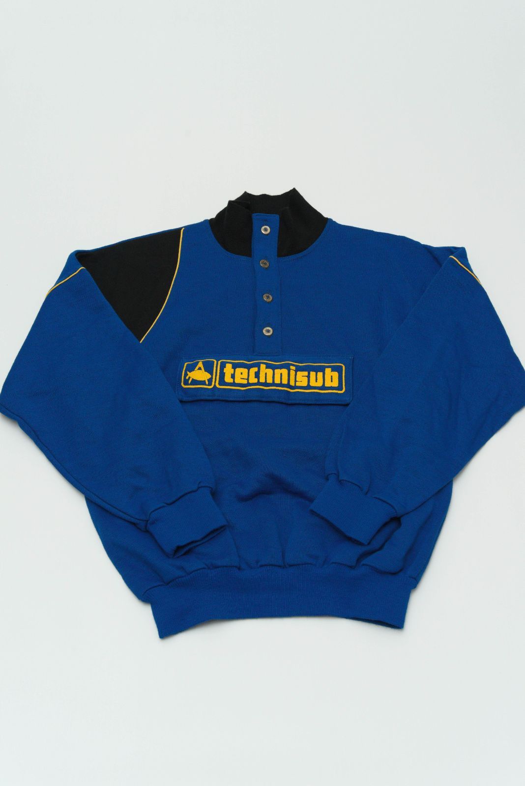 ユーロ 古着 technisub ハーフボタン ハイネックジャージ ダイビング