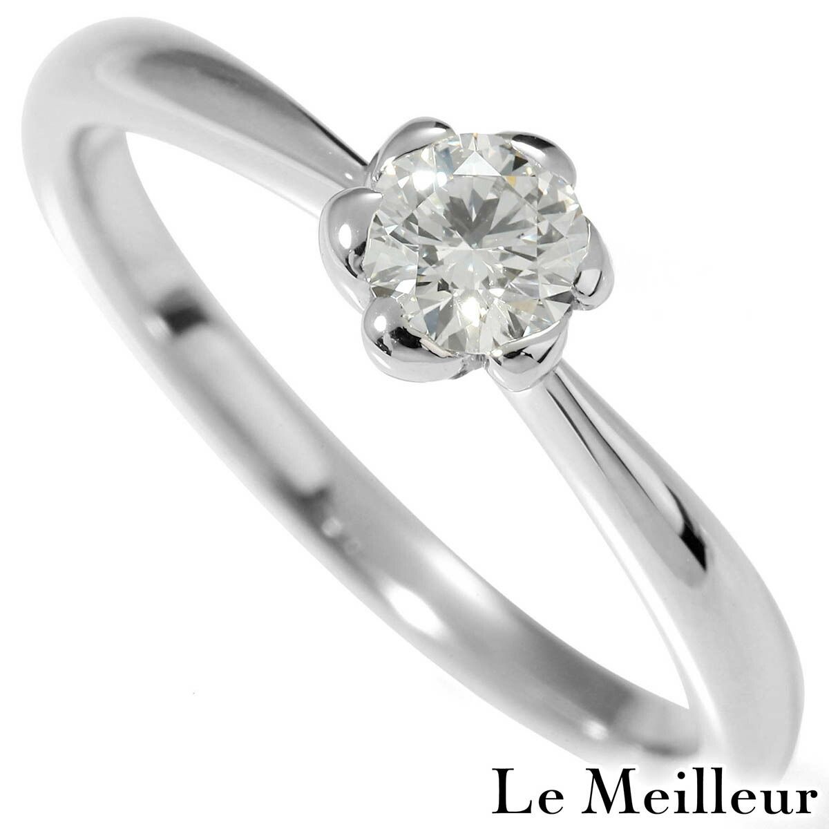 ダイヤモンド 0.32ct プラチナ Pt900 リング Dカラー IF Excellent 