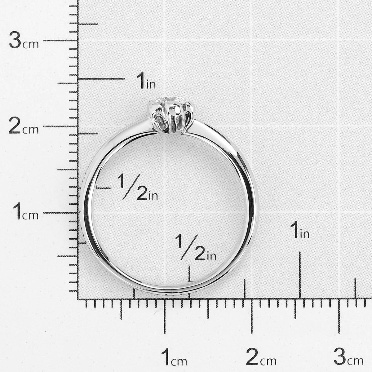 ダイヤモンド 0.32ct プラチナ Pt900 リング Dカラー IF Excellent 