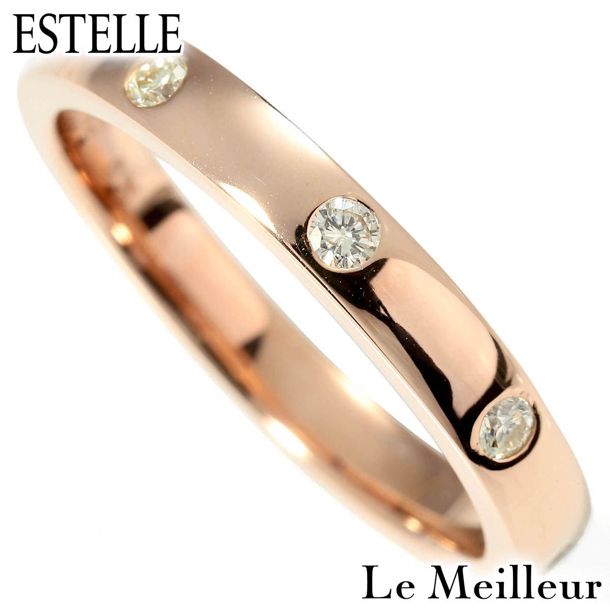 エステール ESTELLE リング 指輪 ダイヤモンド ピンクゴールド K18PG