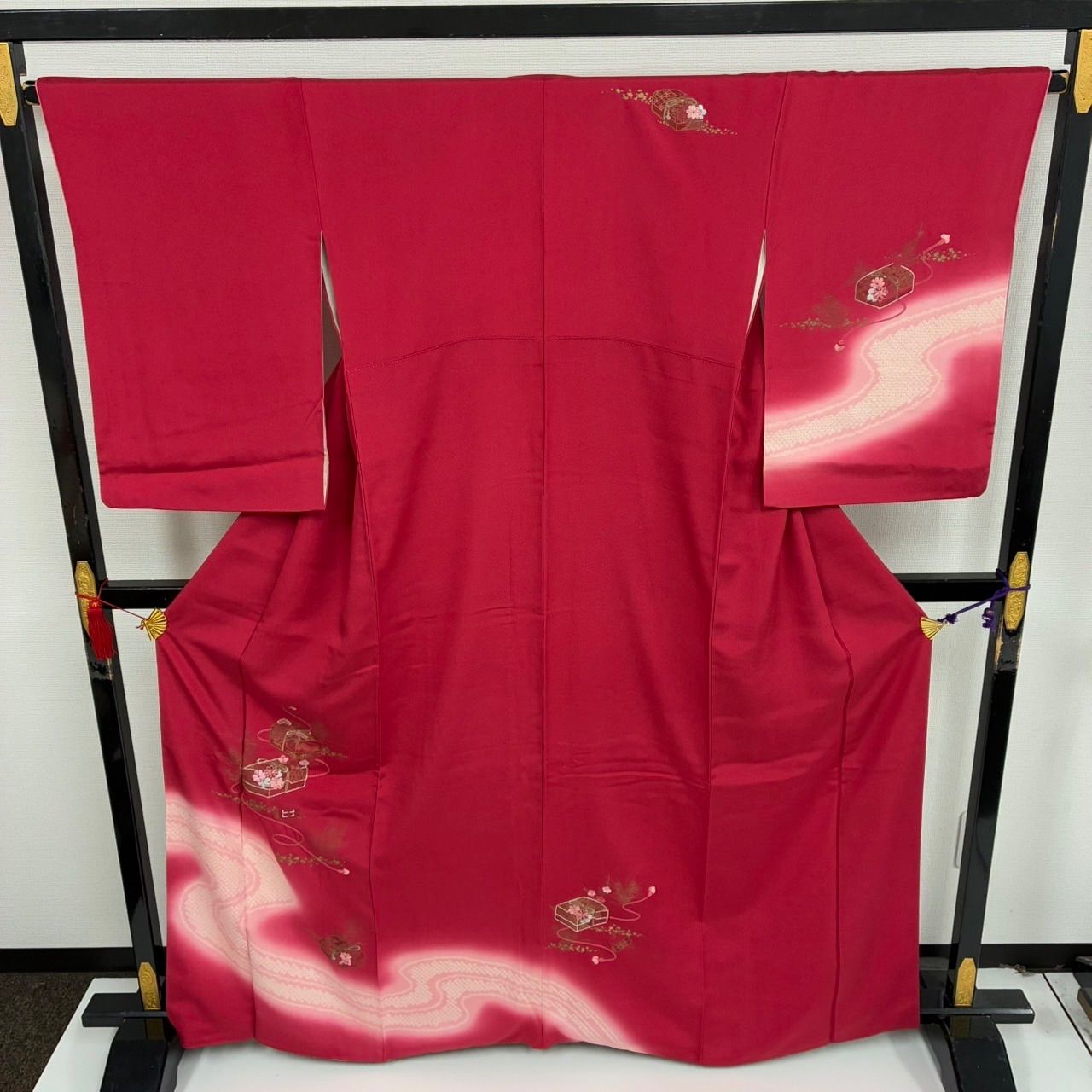 付下げ やまとお誂え 刺繍 絞り 裄67 訪問着 正絹 着物 MK-1297 - メルカリ