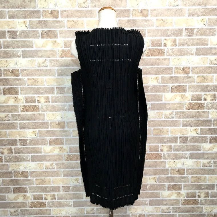 【未使用品】イッセイミヤケISSEY MIYAKE素敵なロングワンピース ISSEY MIYAKE 97SS オパール加工スタンドカラープルオーバー総柄ロング