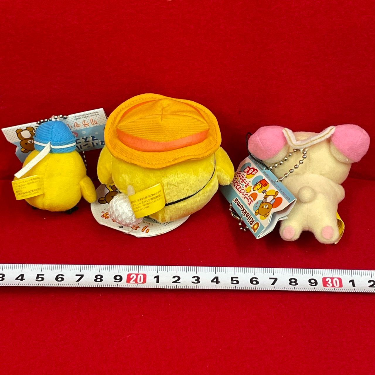リラックマ コリラックマ キイロイトリ キーホルダー ぬいぐるみ 3個