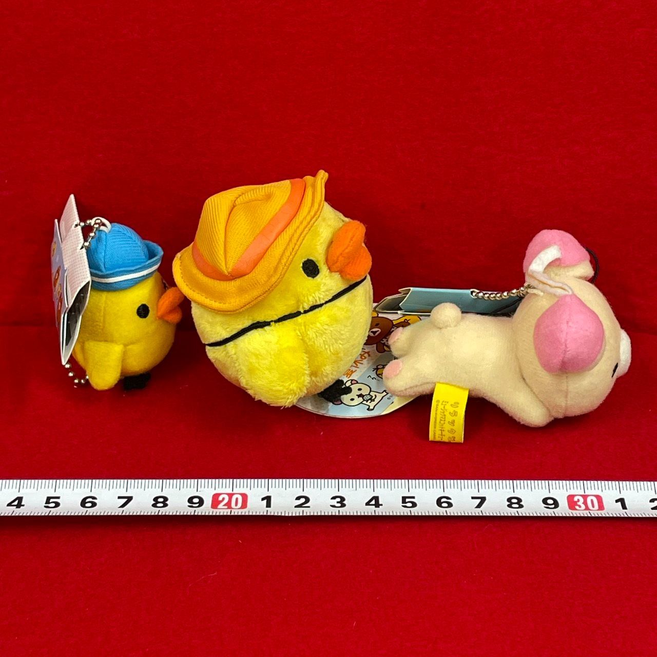 リラックマ コリラックマ キイロイトリ キーホルダー ぬいぐるみ 3個