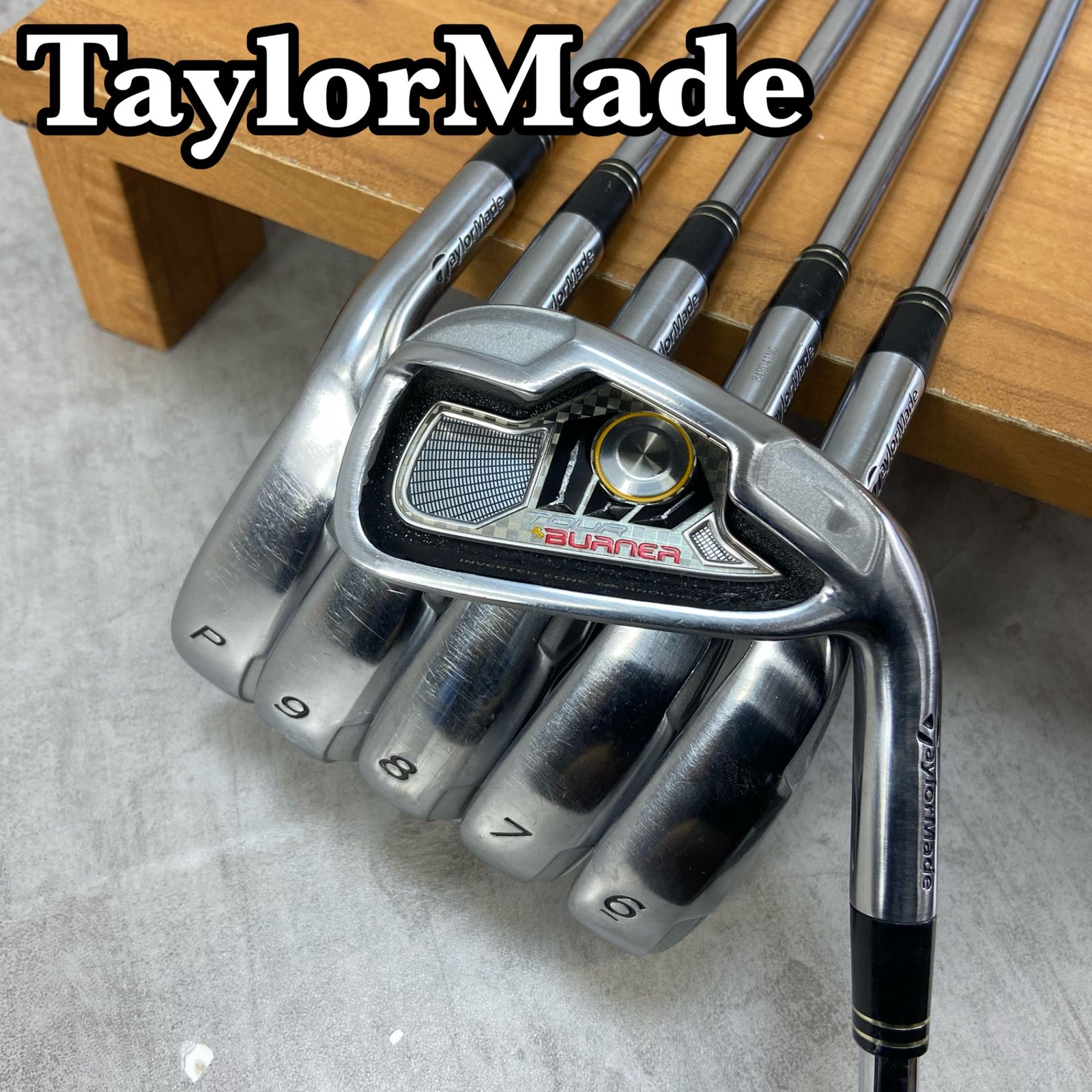 テーラーメイド ツアーバーナー メンズゴルフ アイアンセット 6本 S 右