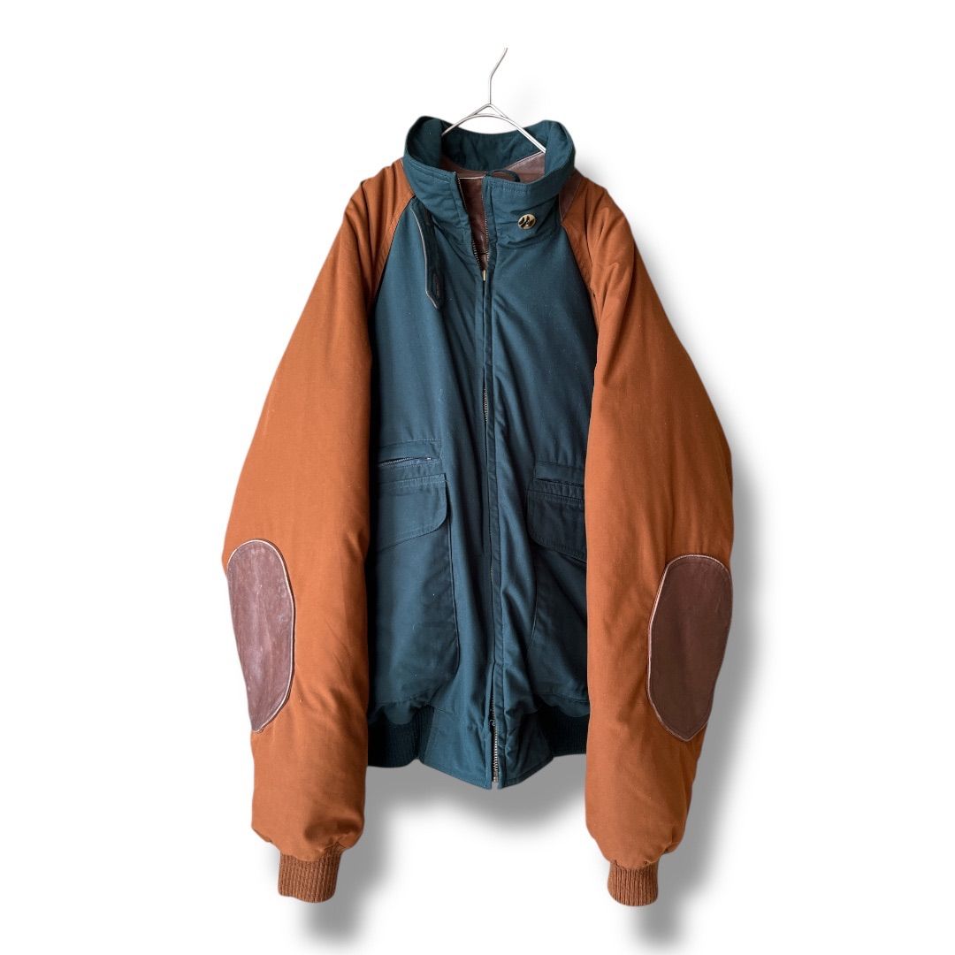 Eddie Bauer エディーバウアー 80s 黒タグ バイカラー ラグラン