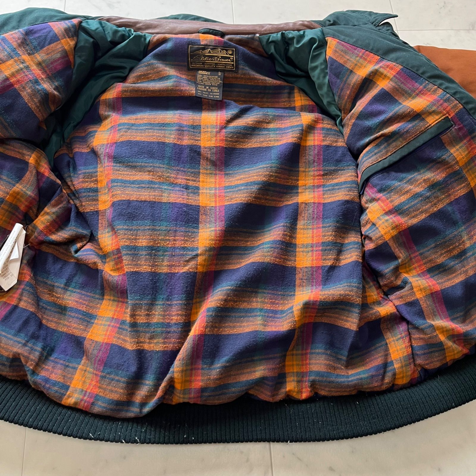 Eddie Bauer エディーバウアー 80s 黒タグ バイカラー ラグラン