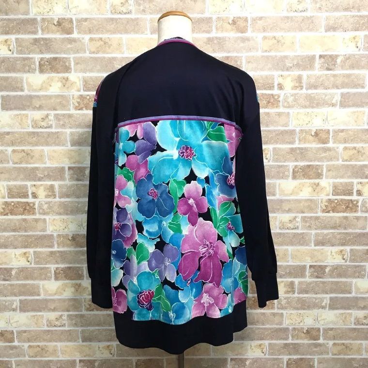 送料込み！ 美品 LEONARD カーディガン M 花柄 綿100％ 464 - メルカリ