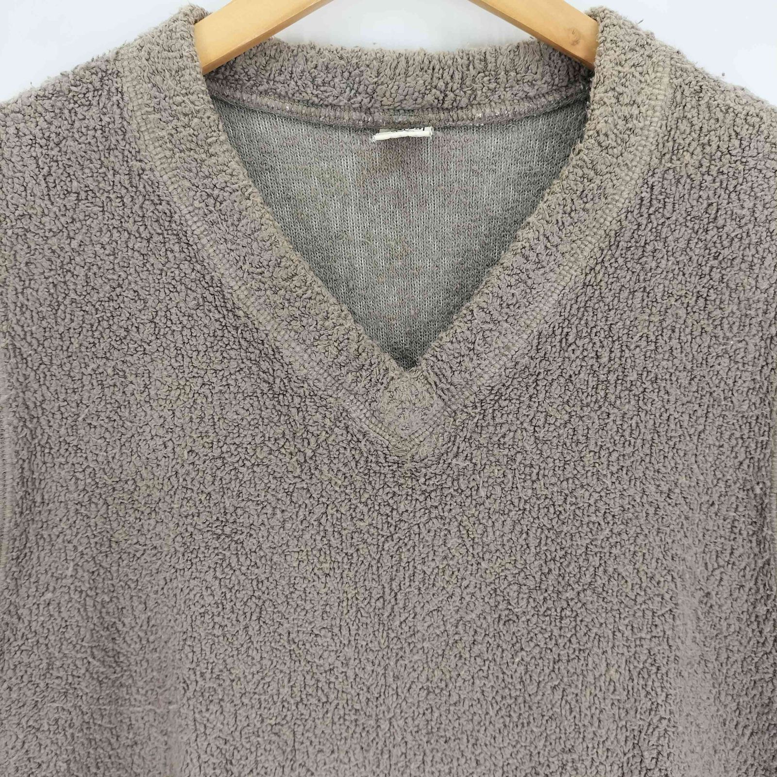 ステューシー Stussy 90S 白タグ USA製 コットン タオル地 Vネック