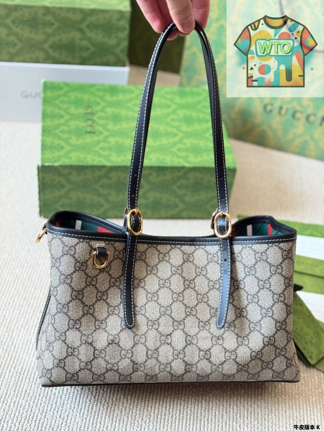 今日特価】Gucci Emblem ニューアイテム ショッピングバッグ / トート